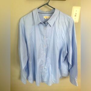 Boden Women’s Blue Button Down Shirt Classic Top